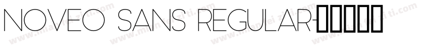 Noveo Sans Regular字体转换